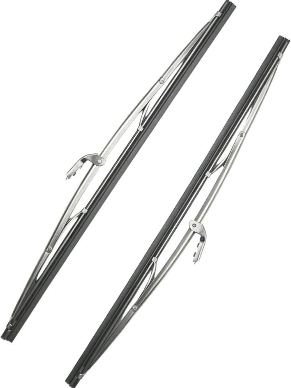 Classic Vintage 15" Wiper Blades - 2 Pack for 7mm Bayonet Arm Fit, Durable